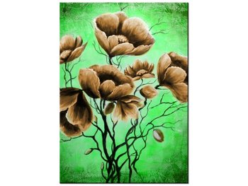 Obraz Brązowe kwiaty, 50x70 cm - Oobrazy