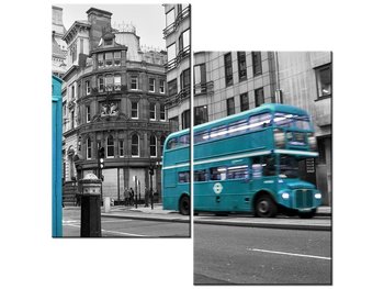 Obraz Budka i autobus, 2 elementy, 60x60 cm - Oobrazy