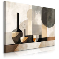 Obraz Canvas Do Salonu Abstrakcja Martwa Natura Styl Boho 120cm x 80cm