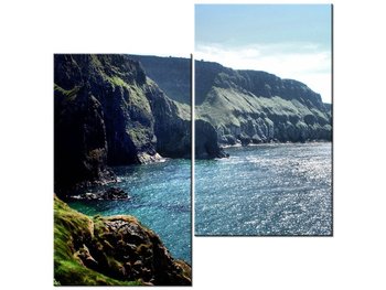 Obraz Carrick-a-rede klif, 2 elementy, 60x60 cm - Oobrazy