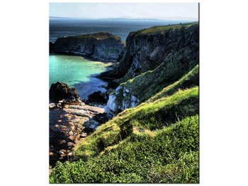 Obraz Carrick-a-rede Widok na linię brzegową, 50x60 cm - Oobrazy