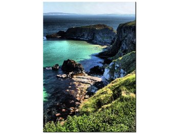 Obraz Carrick-a-rede Widok na linię brzegową, 50x70 cm - Oobrazy