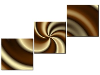 Obraz Czekoladowe Cappuccino, 3 elementy, 120x80 cm - Oobrazy