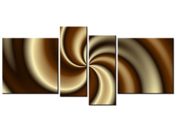 Obraz, Czekoladowe Cappuccino, 4 elementy, 120x55 cm - Oobrazy