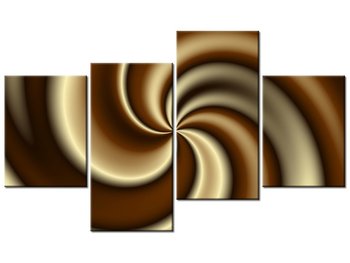 Obraz Czekoladowe Cappuccino, 4 elementy, 120x70 cm - Oobrazy
