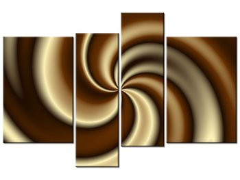 Obraz Czekoladowe Cappuccino, 4 elementy, 130x85 cm - Oobrazy