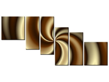 Obraz Czekoladowe Cappuccino, 6 elementów, 220x100 cm - Oobrazy
