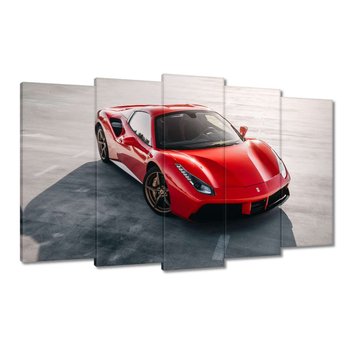 Obraz Czerwone Ferrari, 100x60cm - ZeSmakiem