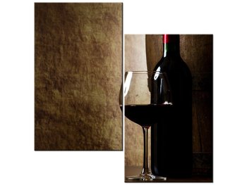 Obraz Czerwone wino, 2 elementy, 60x60 cm - Oobrazy