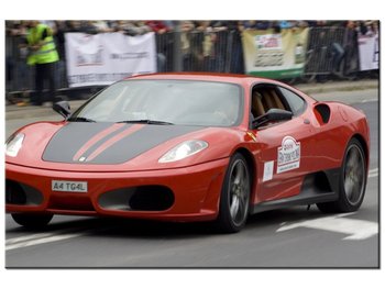Obraz Czerwony samochód sportowy, 60x40 cm - Oobrazy
