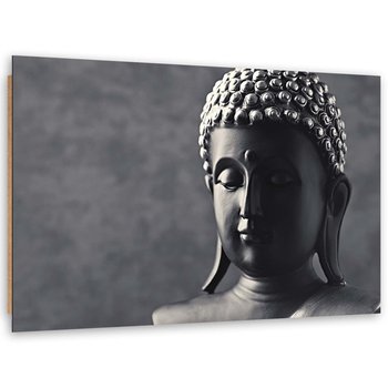 Obraz Deco Panel, Budda na szarym tle (Rozmiar 90x60) - Feeby