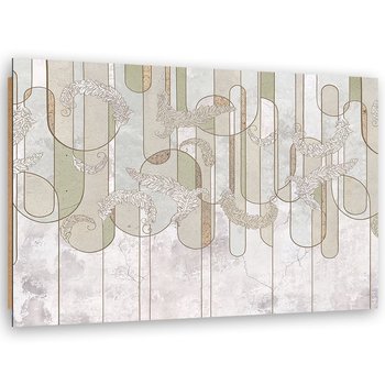 Obraz Deco Panel, Skandynawska minimalistyczna abstrakcja w beżu (Rozmiar 90x60) - Feeby