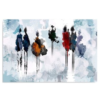 Obraz dekoracyjny FEEBY, Abstrakcja kobiety spacer 80x60 - Caro
