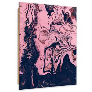 Obraz dekoracyjny FEEBY, Abstrakcja Różowa Akwarela 40x60 - Feeby