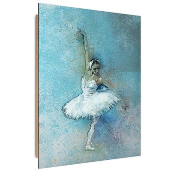 Obraz dekoracyjny FEEBY, Biała Baletnica Kobieta 60x90 - Caro
