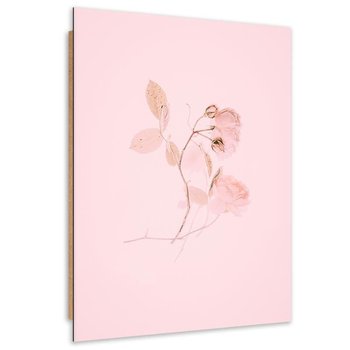 Obraz dekoracyjny FEEBY, Kwiat Minimalizm Natura Różowy 60x90 - Feeby
