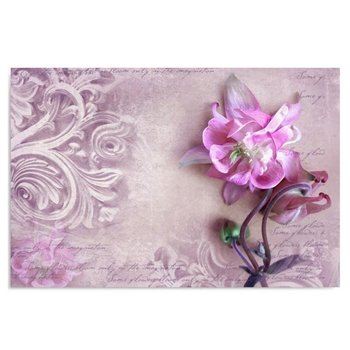 Obraz dekoracyjny FEEBY, Kwiat Różowy Tło Vintage 50x40 - Caro