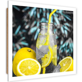 Obraz dekoracyjny FEEBY, Napój Drink Cytrynowy 90x90 - Caro
