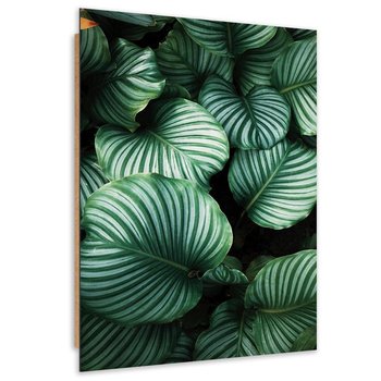 Obraz dekoracyjny FEEBY, Tropikalne Liście Zielony 80x120 - Feeby
