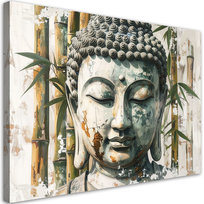 Obraz do salonu sypialni biura, Harmonia Budda Zen Spa Bambus 30x20