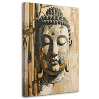 Obraz do salonu sypialni biura, Harmonia Budda Zen Spa imitacja 80x120