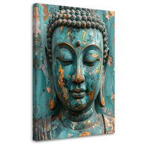 Obraz do salonu sypialni biura, Turkusowy Budda Medytacja Zen Spa 80x120