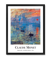 Obraz do sypialni na ścianę reprodukcja Impresja wschód słońca Claude Monet