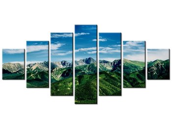 Obraz Dolina w Tatrach, 7 elementów, 210x100 cm - Oobrazy