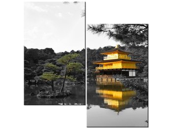 Obraz Dom i Bonzai - Mith Huang, 2 elementy, 60x60 cm - Oobrazy
