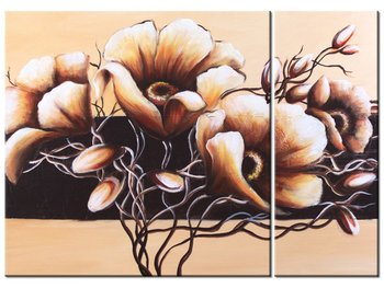 Obraz Dostojne kwiaty, 2 elementy, 70x50 cm - Oobrazy