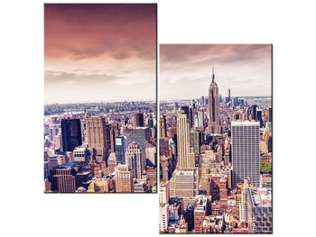 Obraz Drapacze chmur w NY, 2 elementy, 60x60 cm - Oobrazy