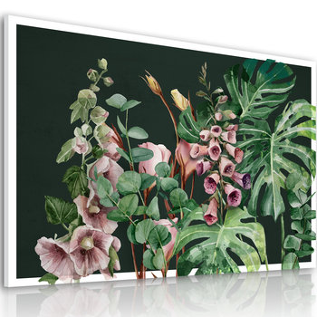 Obraz Drukowany Na Płótnie Kwiaty W Stylu Boho 120X80Cm - Ludesign-gallery