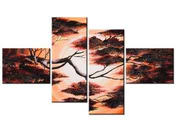 Obraz Drzewo Snów, 4 elementy, 140x80 cm - Oobrazy