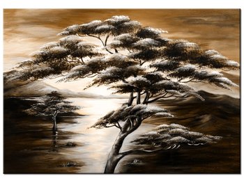 Obraz, Drzewo snów w brązach, 100x70 cm - Oobrazy