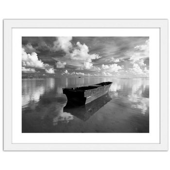 Obraz FEEBY Łódka w chmurach, 50x40 cm - Feeby
