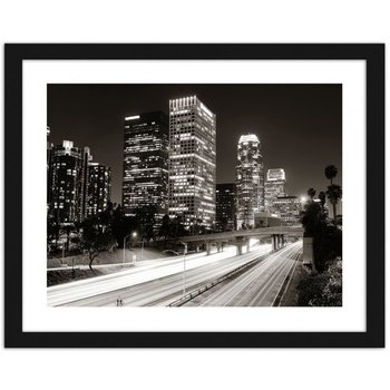 Obraz FEEBY Los Angeles w nocy, 90x60 cm - Feeby