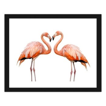 Obraz FEEBY Miłość dwóch flamingów, 29,7x21 cm - Feeby