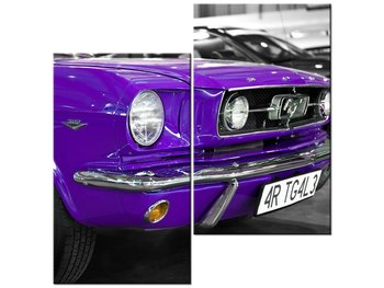 Obraz Fioletowy Mustang, 2 elementy, 60x60 cm - Oobrazy