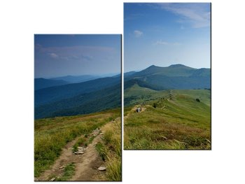 Obraz Górska turystyka, 2 elementy, 60x60 cm - Oobrazy