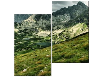 Obraz Górski widok, 2 elementy, 60x60 cm - Oobrazy
