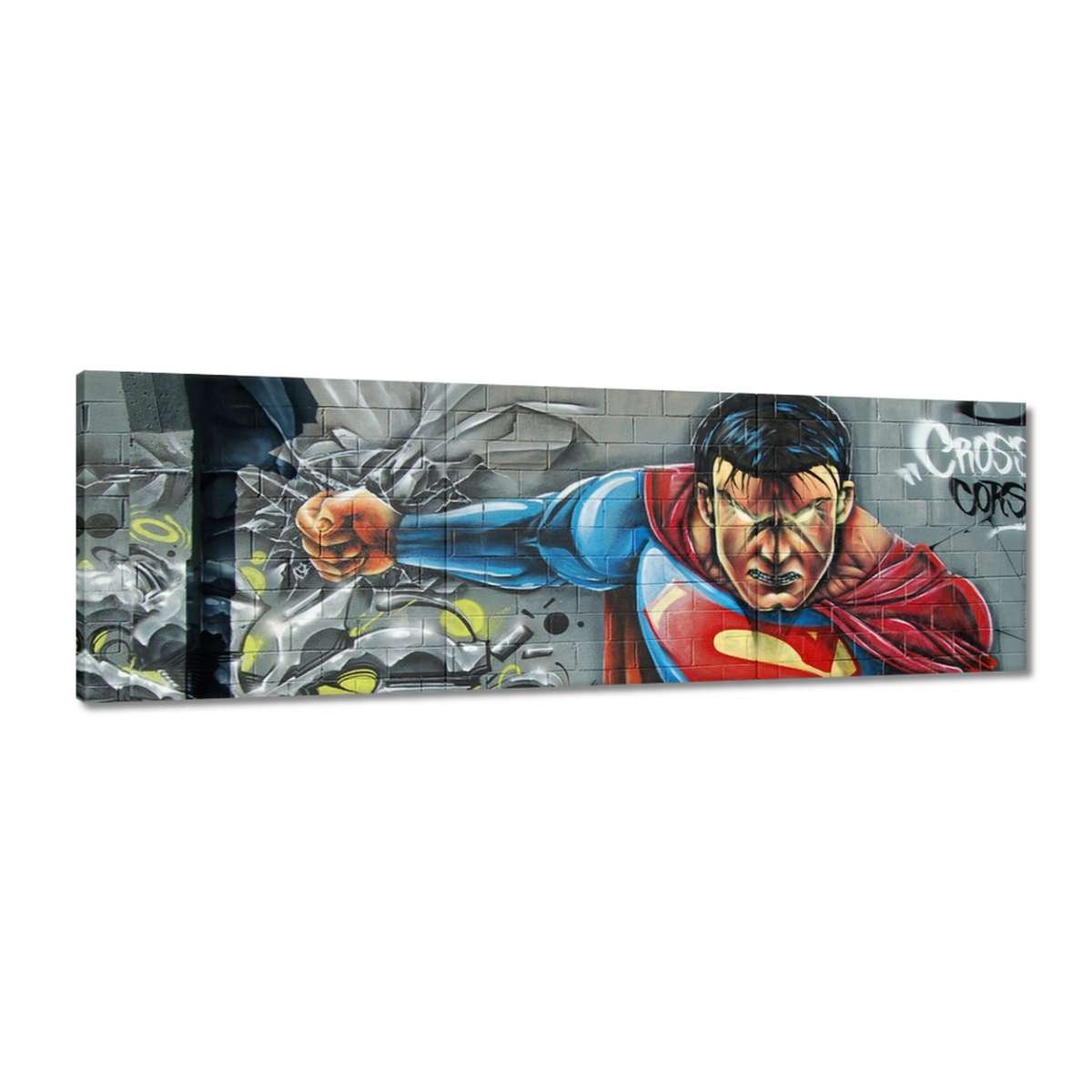 Obraz Graffiti uliczne Superman, 150x50cm - ZeSmakiem | Sklep EMPIK.COM