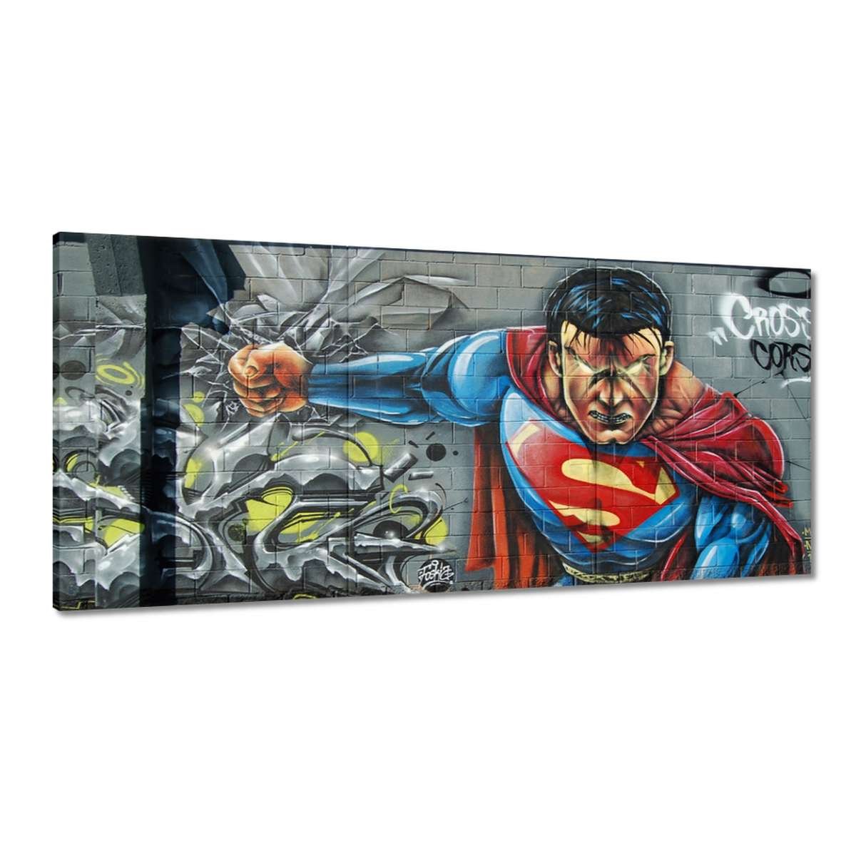 Obraz Graffiti uliczne Superman, 210x100cm - ZeSmakiem | Sklep EMPIK.COM