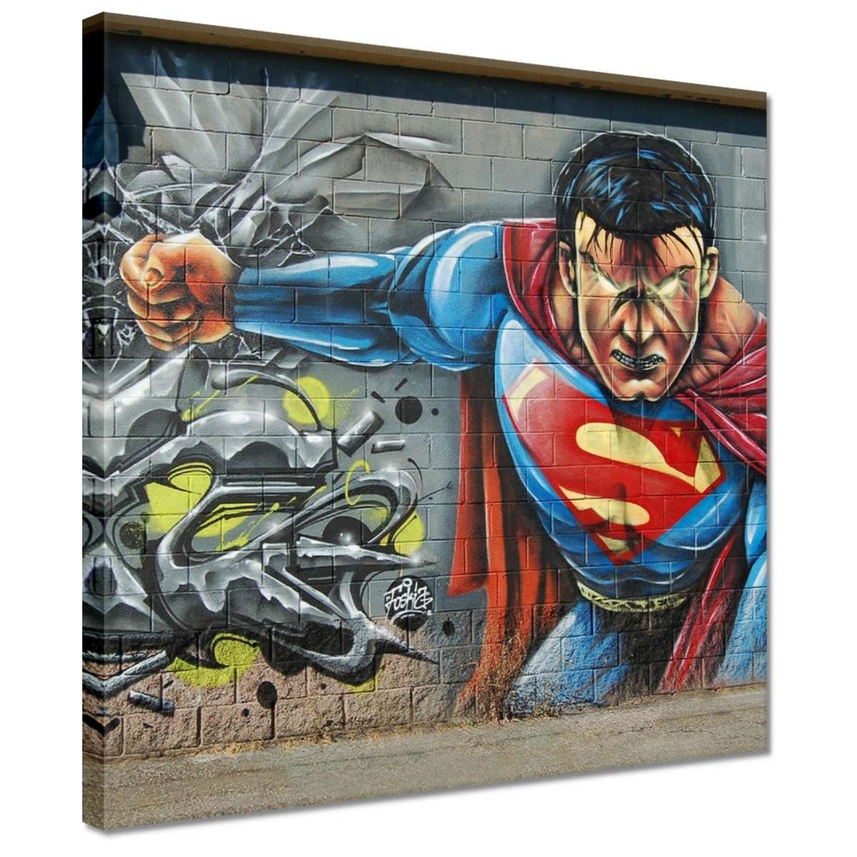 Obraz Graffiti uliczne Superman, 30x30cm - ZeSmakiem | Sklep EMPIK.COM