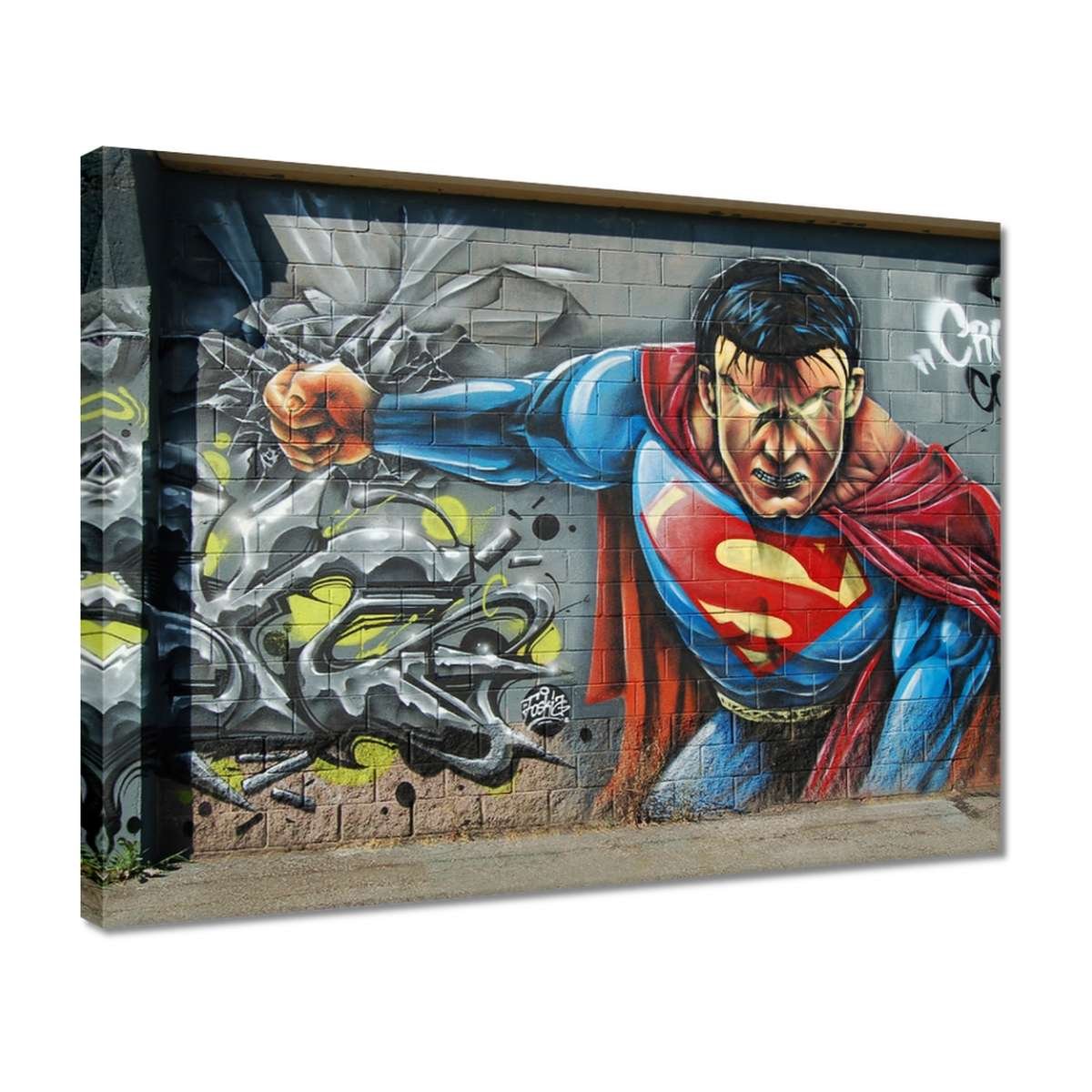 Obraz Graffiti uliczne Superman, 40x30cm - ZeSmakiem | Sklep EMPIK.COM