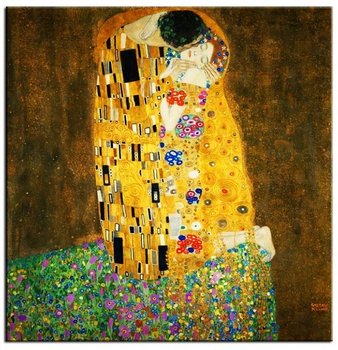 OBRAZ Gustav Klimt Pocałunek 80x80 cm reprodukcja - Art Impresja