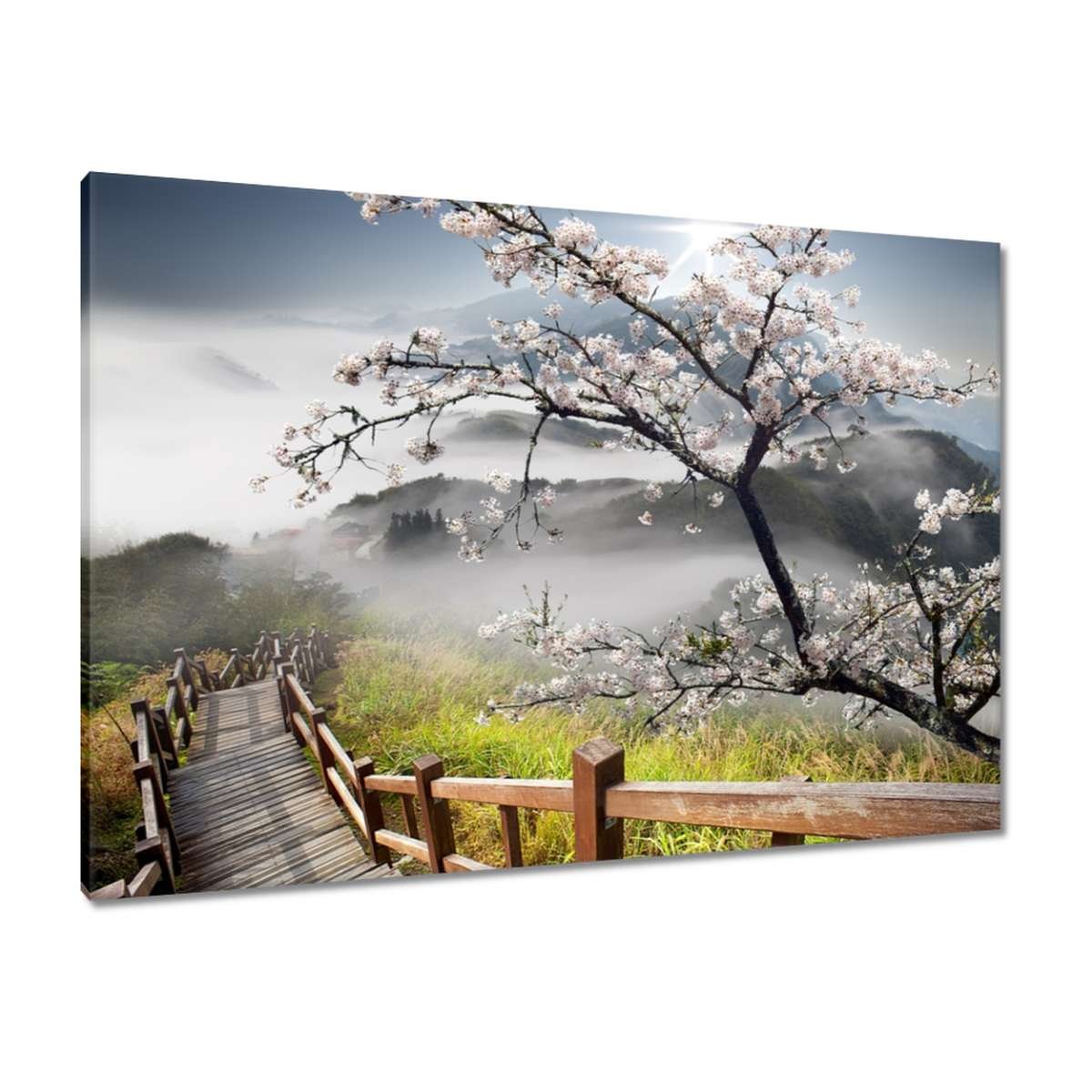 Obraz Japonia kwitnąca wiśnia, 100x70cm - ZeSmakiem | Sklep EMPIK.COM