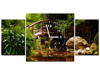 Obraz, Japoński Ogród, 3 elementów, 80x40 cm - Oobrazy