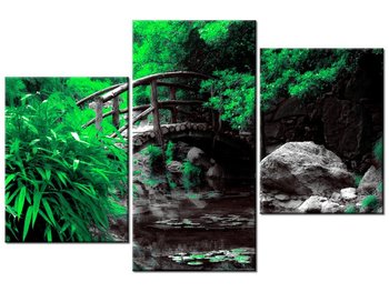 Obraz Japoński Ogród, 3 elementy, 90x60 cm - Oobrazy
