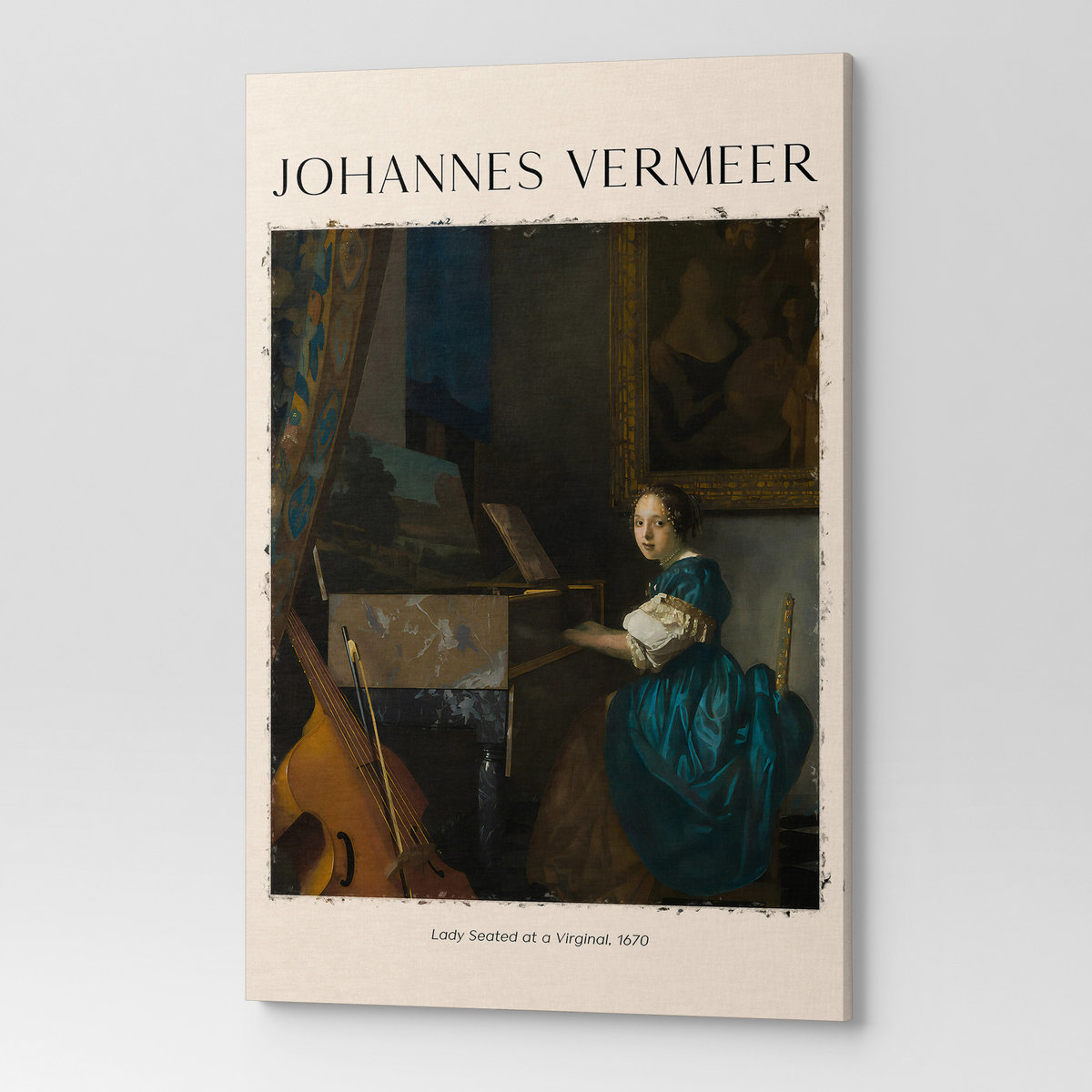 Obraz Johannes Vermeer Dziewczyna Siedząca Przy Klawesynie Rep00080