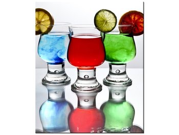 Obraz Kolorowe drinki - Nina Matthews, 50x60 cm - Oobrazy